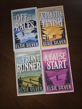 Elsie Silver Gold Rush Ranch Paperback Set - Blue, Yellow, Green, Pink Covers